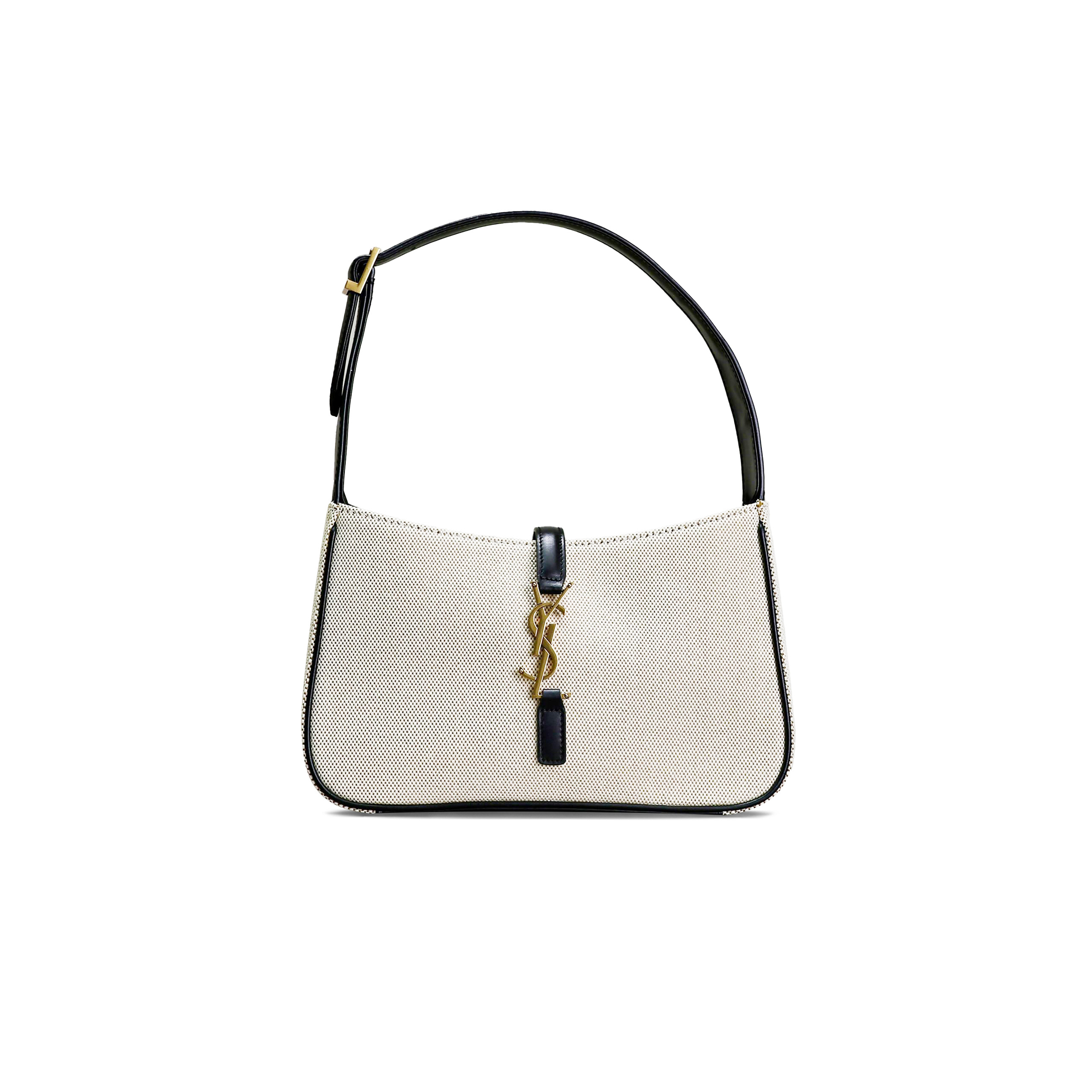 YSL LE 5 À 7 IN CANVAS AND LEATHER 657228100452 (23*16*6.5cm)